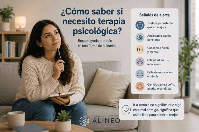 ¿Cómo saber si necesito terapia psicológica?