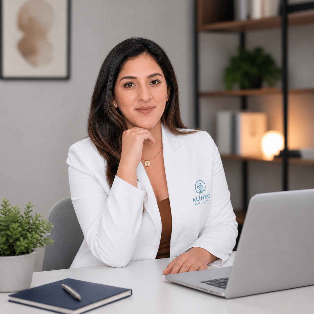 Karla Pérez — psicóloga clínica y organizacional, consultorio Alíneo Psicología en Sede Surco, Lima