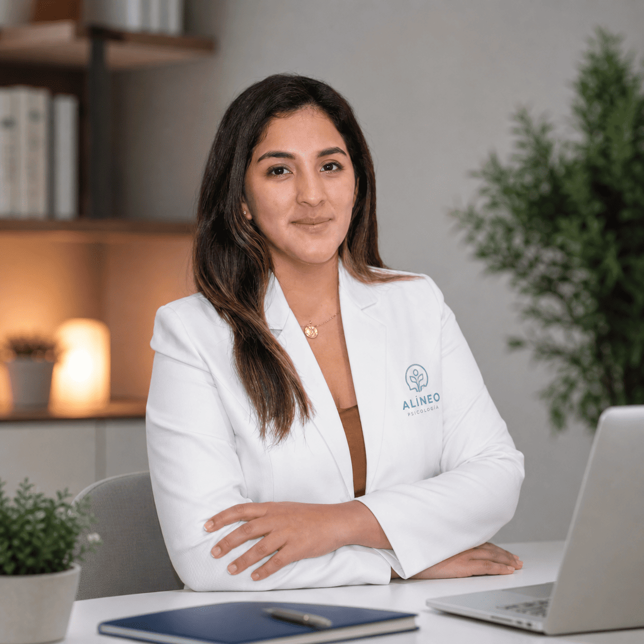 Karla Pérez — psicóloga clínica y organizacional, consultorio Alíneo Psicología en Sede Surco, Lima